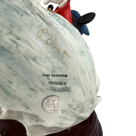 GIUSEPPE ARMANI DISNEY Mickey Mouse Sorcerer's Apprentice Sculpture Signed Coin - Picture 13 of 16